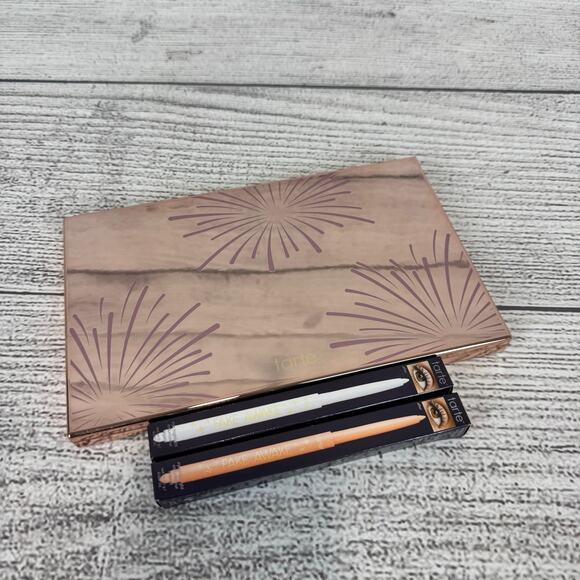 Tarte Tartelette Reflections Eyeshadow Palette With 2 Eyeliners Lot - Picture 1 of 9